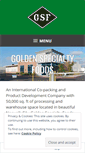 Mobile Screenshot of goldenspecialtyfoods.com